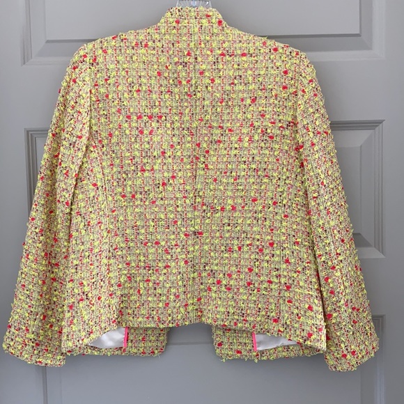 J Crew neon tweed blazer jacket - Picture 3 of 7